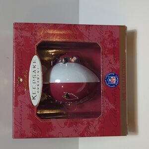 Vintage 1997 Hallmark NFL blimp ornament Arizona Cardinals